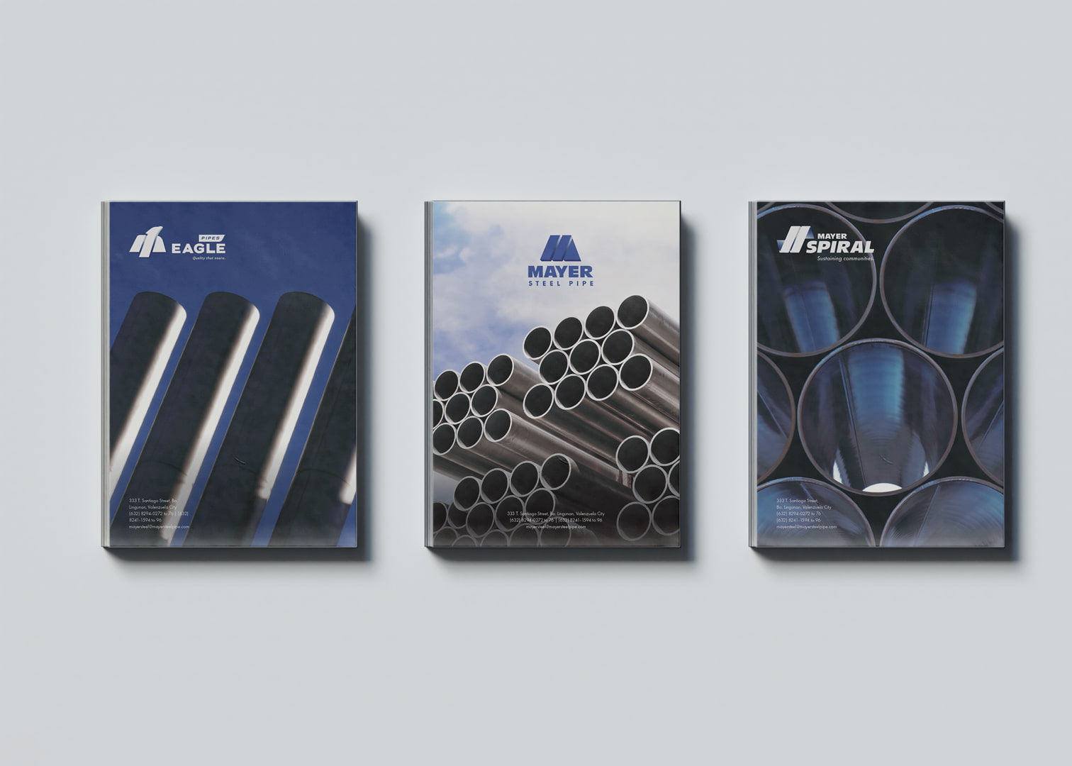 mayer eagle spiral steel pipe catalog covers